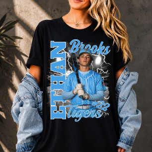 Camiseta Bota de jogador de beisebol personalizada para mãe