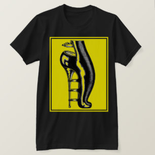 Camiseta Bota de Látex Jet™/Borracha Bizarra