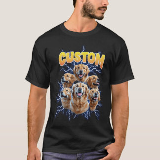 Camiseta Bota Pirata Vintage Personalizada Família Pet