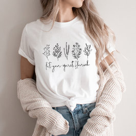 Camiseta Botânica, deixe seu espírito florescer