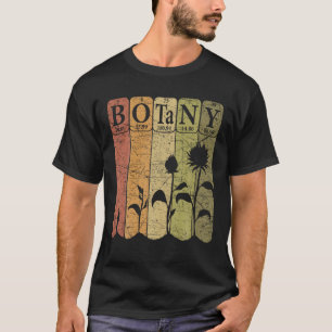 Camiseta Botânica Elementos de Mesa Periódicos Plantação Bo