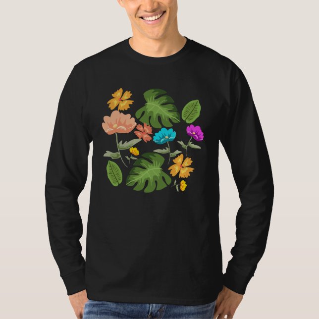 Camiseta Botanical Garden Flower Plant Horticulture  MP (Frente)