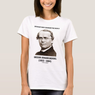 Camiseta Botânico que mudou o mundo Gregor Mendel