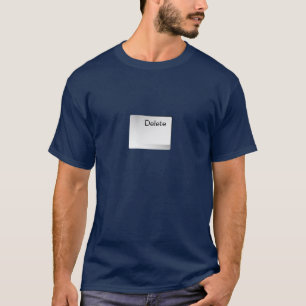Camiseta Botão da supressão do t-shirt