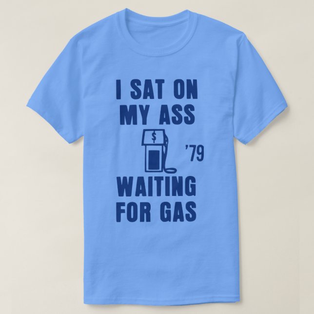 Camiseta Botão de crise energética de escassez de gás na dé (Frente do Design)