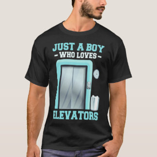 Camiseta Botão de Elevador Amante de Elevador
