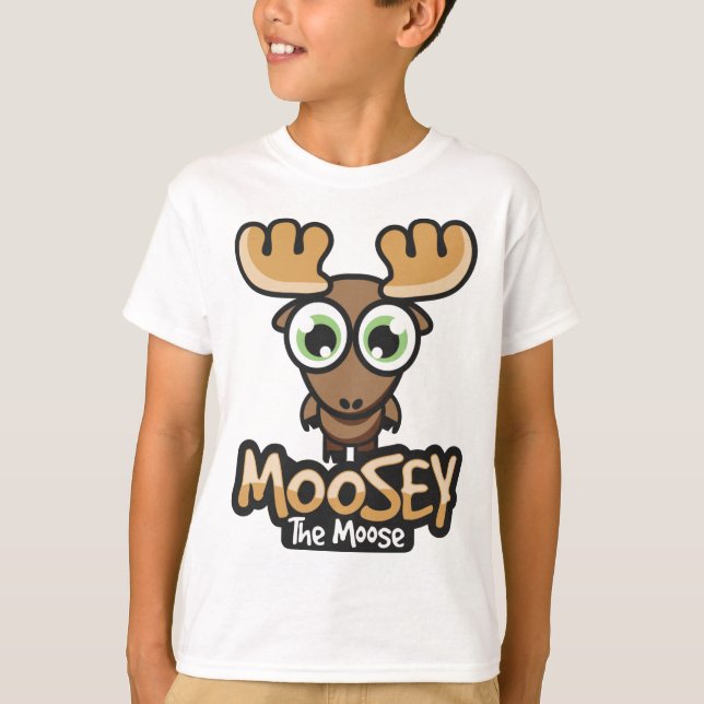 Camiseta Botão de Moosey (Frente)