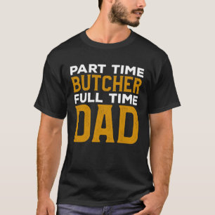 Camiseta Botão de Tempo de Parte do Cheio Horário do Pai Bo