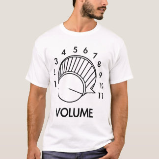 Camiseta Botão De Volume Até 11 Tap De Espinal Inspirou Eng