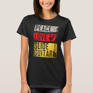 Camiseta Botão do Instrumento de Música da Guitarra do Peac