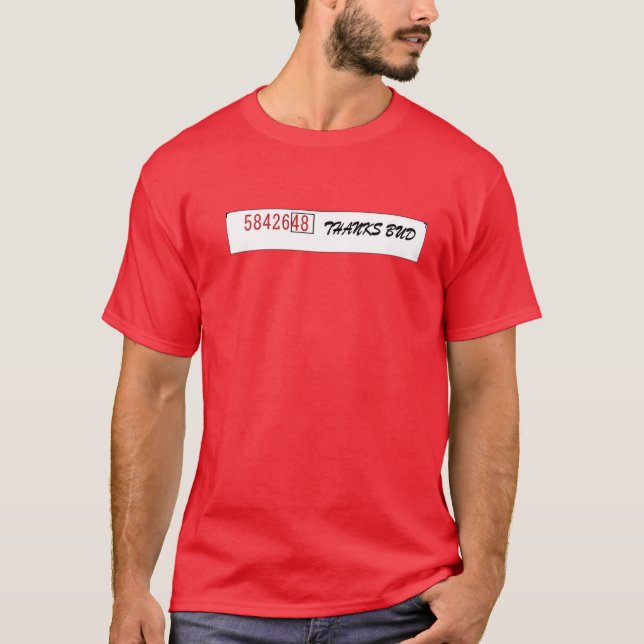 Camiseta Botão dos obrigados! (Frente)