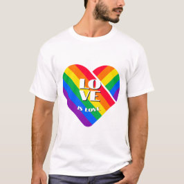 Camiseta Botão Oral do Orgulho Arco-Íris