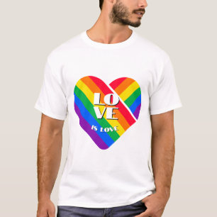 Camiseta Botão Oral do Orgulho Arco-Íris