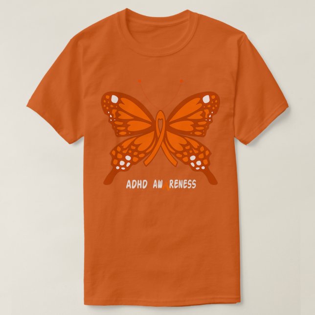 CAMISETA BOTÃO SENSIBILIZAÇÃO ADHD (Frente do Design)