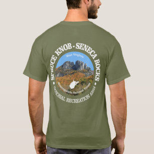 Camiseta Botão Spruce - o Seneca balança o NRA