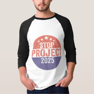 Camiseta Botão Trump American Patroitic USA do Project 2025