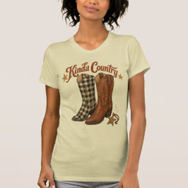 Camiseta Botas Country Western, Estética Unisex
