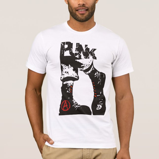 Camiseta Botas da anarquia do punk (Frente)
