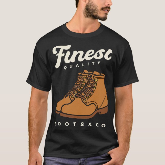 Camiseta Botas de couro (Frente)