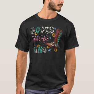 Camiseta Botas de Cowgirl e Brilho Antes do Anel Gema Colet