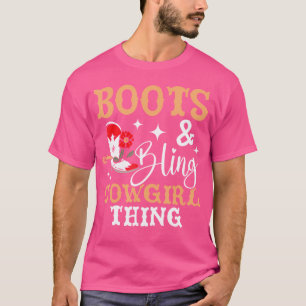 Camiseta Botas E Brilho Coisa de Cowgirl Western Cowboy Rod