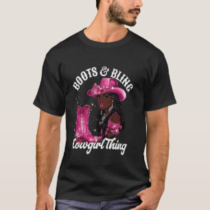Camiseta Botas e Brilho é uma Coisa de Cowgirl,História Neg