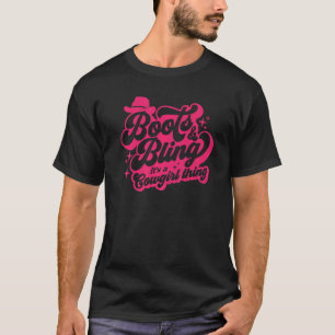 Camiseta Botas E Brilho É Uma Coisa De Cowgirl Western Cowg