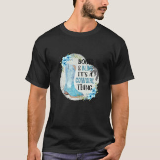 Camiseta Botas E Brilho É Uma Coisa De Vaqueira