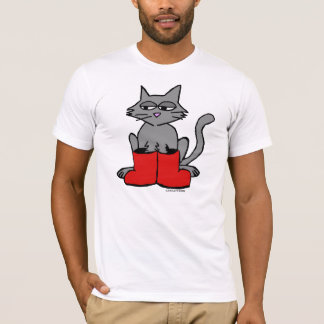 Camiseta Botas e gatos