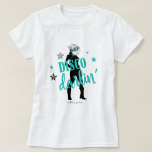 Camiseta Botas 'n Bling Disco Darlin' Teal ID925 