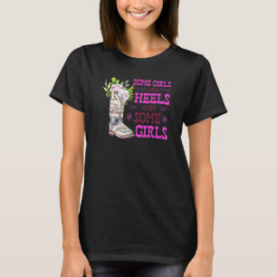 Camiseta Botas Ocidentais Citação de Cowgirl Rodeio Sul Paí