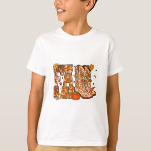 Camiseta Botas Ocidentais De Outono Cowgirl Halloween Dia D