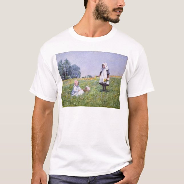 Camiseta Botões de ouro e margaridas (Frente)
