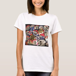Camiseta Botões políticos