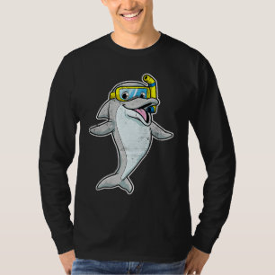 Camiseta Botos Golfinho Baleias Golfinho Snorkel Baleia Men