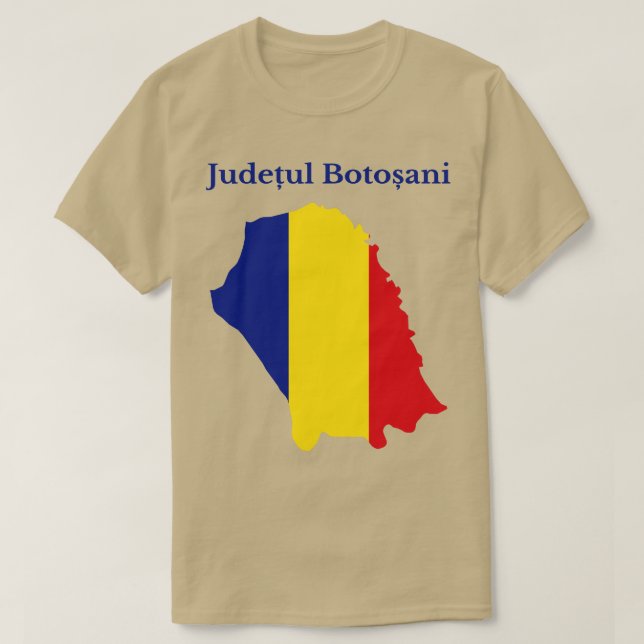 Camiseta Botosani (distrito da Romênia) (Frente do Design)