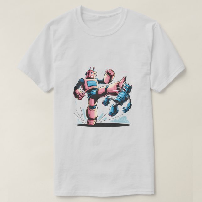 Camiseta Bots de Batalha (Frente do Design)
