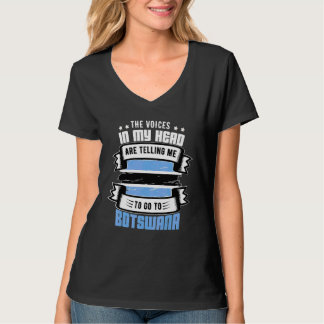 Camiseta Botswana Na Minha Cabeça