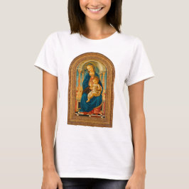 Camiseta Botticelli (1445-1510) Madonna & Criança Enthroned