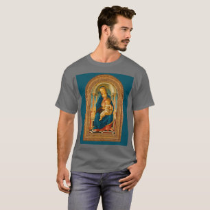 Camiseta Botticelli (1445-1510) Madonna & Criança Enthroned