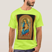 Botticelli (1445-1510) Madonna & Criança Enthroned