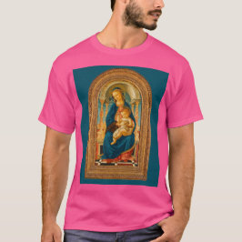Camiseta Botticelli (1445-1510) Madonna & Criança Enthroned