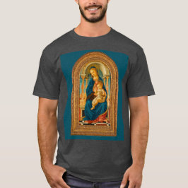Camiseta Botticelli (1445-1510) Madonna & Criança Enthroned