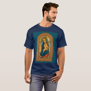Camiseta Botticelli (1445-1510) Madonna & Criança Enthroned