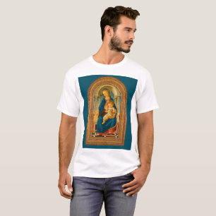 Camiseta Botticelli (1445-1510) Madonna & Criança Enthroned