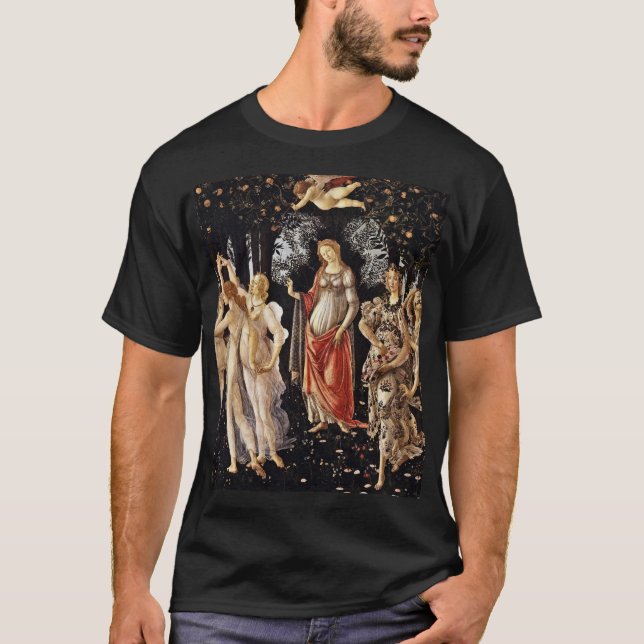 Camiseta Botticelli - La Primavera .Primavera (Frente)