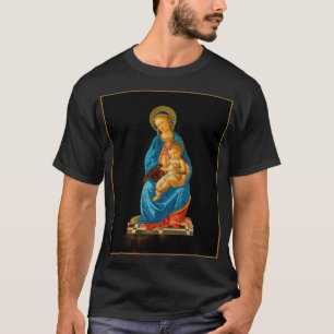 Camiseta Botticelli Madonna e Criança Enthroned