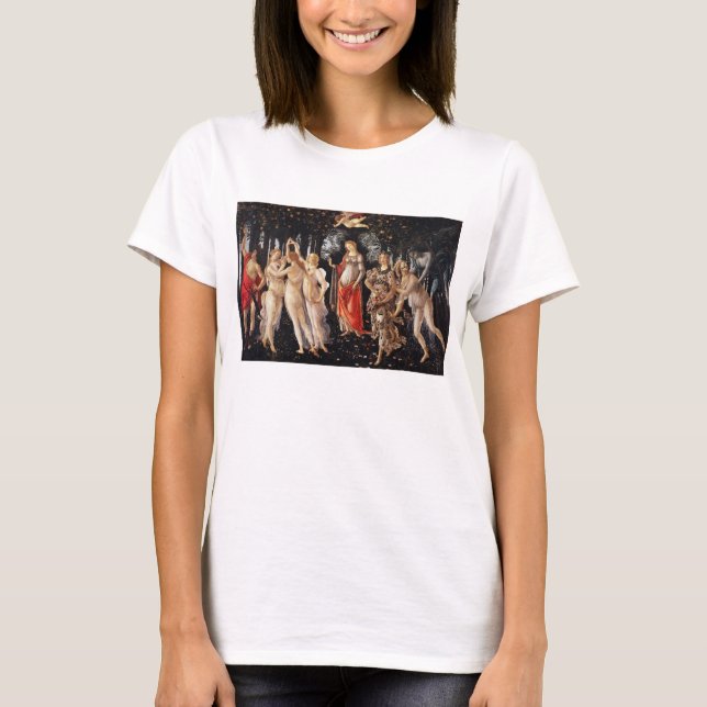 Camiseta Botticelli Primavera T-shirt (Frente)