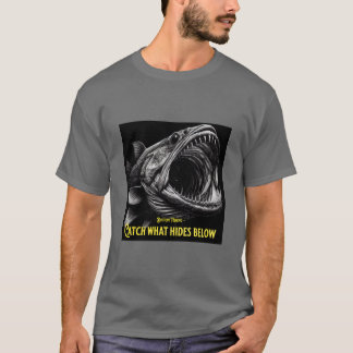 Camiseta Bottom Fishing Catch what hides below
