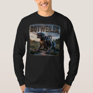 Camiseta Botweiler Fotográfico – Rottweiler Robô Engraçado